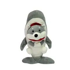 KAWAI - PELUCHE ALMOHADA COMBINACIÓN DE TIBURÓN Y PERRO TALLA L 65CM