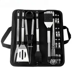 TIOZONEY - 20 pzas Juego de utensilios para barbacoa