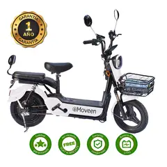 MOVEEN - BICIMOTO ELECTRICA MED URBAN 2 LITHIUM BLANCO