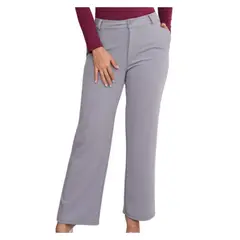 GENERICO - Pantalón Recto Botón Isabella Mujer