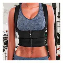 GENERICO - Pack2 Chaleco Cierre Dama Negro Talla XL Y+Regalo Stickers