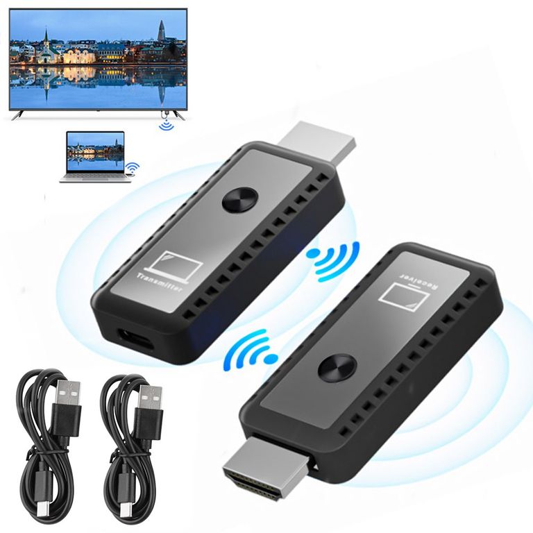 Extender Hdmi Inalámbrico 30 Metros Emisor Y Receptor Video