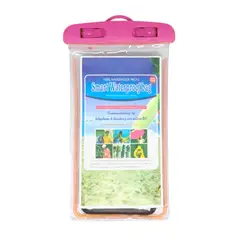 GENERICO - Funda Bolsa Protectora De Agua Para Celular Rosado