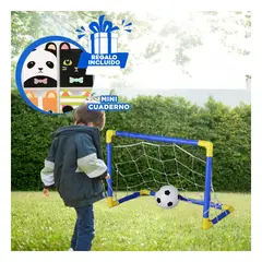 GENERICO - Arco Mini de Futbol Recreativo Azul Y+Regalo Agendita