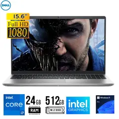 DELL - LAPTOP Inspiron 15 3520 15.6" FHD Intel Core i7-1255U 24GB 512GB SSD W11 PRO
