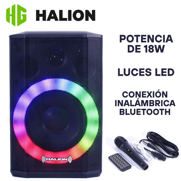 Parlante Portátil PHA 5XL USB BT Micrófono Pequeño pero Potente