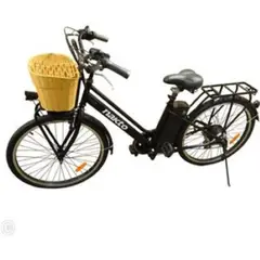 GENERICO - Bicicleta Eléctrica Nakto Clásica, 36V/250W - Aro 26 - Negro