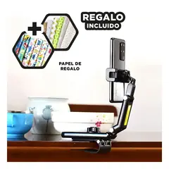 GENERICO - Soporte para Movil de Visera de Auto Negro Y+Papel de Regalo