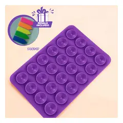 GENERICO - Estabilizador Portatil en Tono Morado Y+Post-it Adhesivos