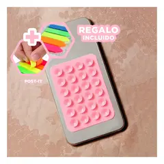 GENERICO - Estabilizador Portatil en Tono Rosado Y+Post-it Adhesivos