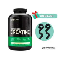 OPTIMUN NUTRITION - CREATINA 600G + STRAPS
