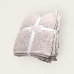 GENERICO - Manta Nórdica Doble Cara 178x150 Beige Pálido Felpa Carnero