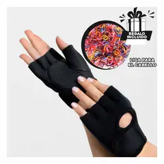GENERICO - Pack12 Manopla para Gym en Tono Rojo Y+Ligas de Regalo