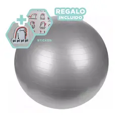 GENERICO - Pelota de Yoga Funcional de 65cm Plomo Y+Regalo Stickers