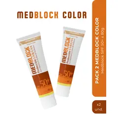 MEDBLOCK - 2 x 1 Crema Color SPF 50+
