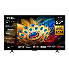 TCL - Televisor 65 65C655 QLED Google TV 4K Ultra HD