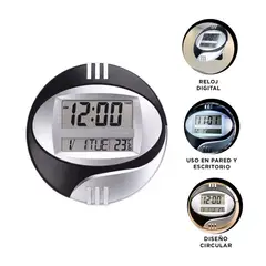 GENERICO - Pack6 Timer para Escritorio en Color Negro Plateado