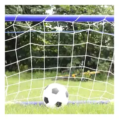 GENERICO - Pack12 Meta Inflable para Deporte con Pelota e Inflador Azul