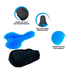 GENERICO - Pack6 Silla Ortopedica de Bicicleta con Cubierta