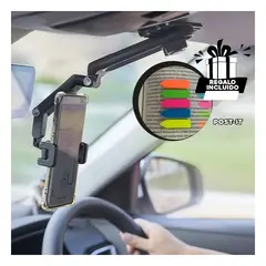 GENERICO - Pack12 Base Estable Telefono de Auto Y+Banderitas Adhesivas