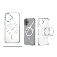 GENERICO - Case Magsafe Iphone 16 Plus CON ANILLO DE CARGA