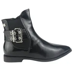 CHALADA - Botin Mujer Negro Casual Slik-10