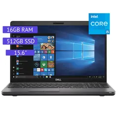 DELL - Laptop reacondicionada latitude 5501 core i5 / 9na - 16GB RAM - 512GB SSD - 15.6"