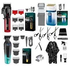 GENERICO - Cortadora de cabello VGR V-656 con patillera y afeitadora