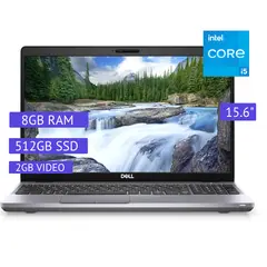 DELL - Laptop Reacondicionada Latitude 5511 core i5/10ma - 8GB RAM - 512GB SSD - 2GB VÍDEO