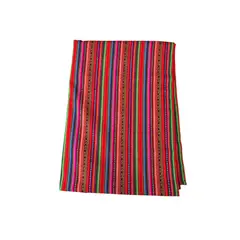 ACHALLAY ARTESANIA DE BARRO - Mantel Incaico Rojo 175 cm x 120 cm