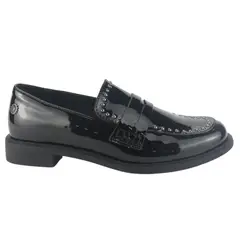 CHALADA - Mocasin Mujer Negro Casual Mocca-1