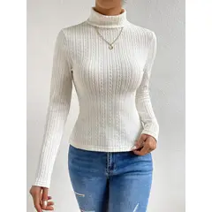 GENERICO - Caffarena Manga Larga Tipo Shein