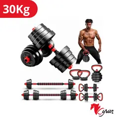 NO LOGO - Set De Convertible De Mancuernas De 30 KG