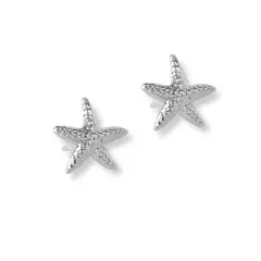 AMBAR JOYERIA - Aretes Estrella de Mar Tiny Plata 925