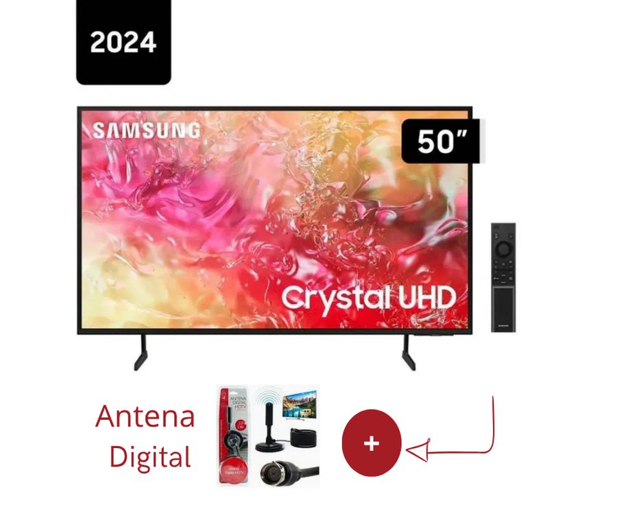 Televisor CRYSTAL UHD 55 UHD 4K Smart TV UN55DU7000GXPE + Antena Digital