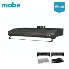 MABE - Campana Extractora 60CM CMU6020PB0 - Negro
