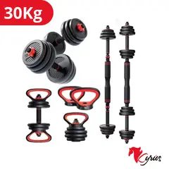 GENERICO - Convertibles De 30Kg Mancuerna + Rusa