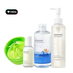 MIXSOON - SET BEAN CLEANSING + HYALURONIC + SOYBEAN SERUM