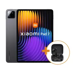 XIAOMI - Pad 7 Gray 8GB RAM 256GB ROM + Redmi Buds 6 Active - Black (REGALO)