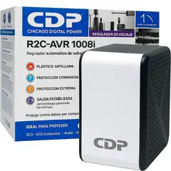 CDP - Estabilizador R2C-AVR1008I 1000VA / 500W 8 Salidas