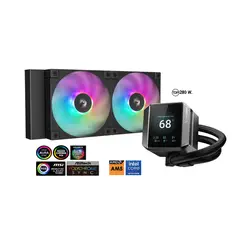 DEEPCOOL - Enfriamiento Liquido MYSTIQUE 240 ARGB 280 W.