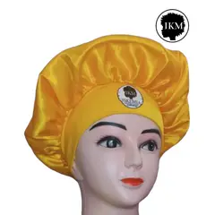 GENERICO - Gorro de Satin para dormir en color amarillo