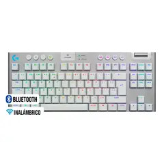 LOGITECH - TECLADO G915 X TKL INALÁMBRICO LIGHTSPEED BLUETOOTH RGB KEYCONTROL BLANCO
