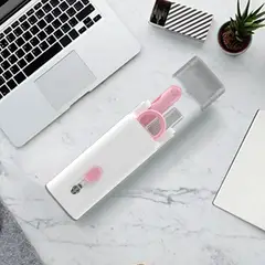 GENERICO - KIT DE LIMPIEZA DE TECLADO LIMPIADOR DE LAPTOP CON CEPILLO ROSADO