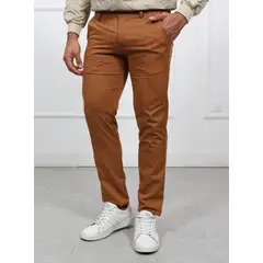 GENERICO - Pantalon Sastre Regular Fit HEDS Camello