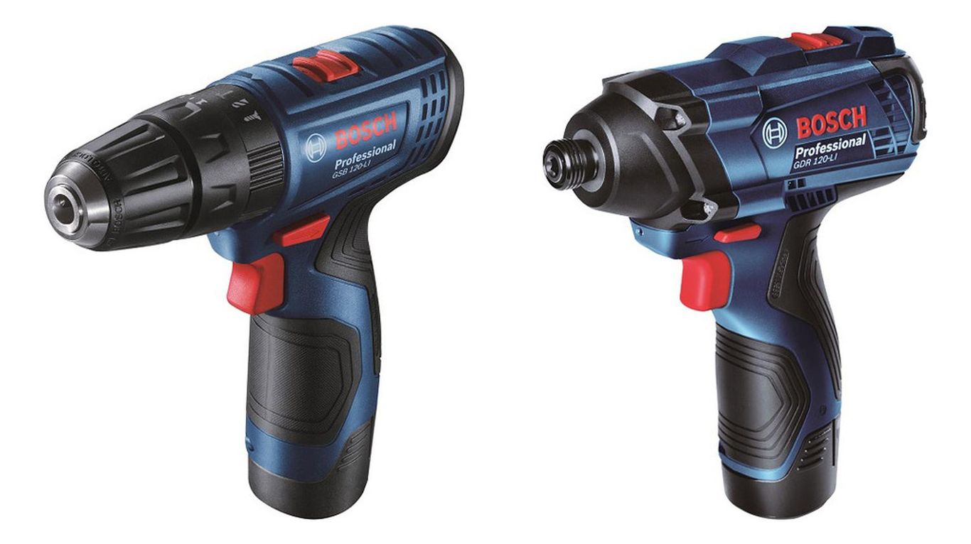 Taladro Percutor Gsb 120 + Impacto Gdr 120 12v