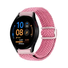 GENERICO - Correa de Nylon Para Samsung Galaxy Watch FE con Broche Rosado