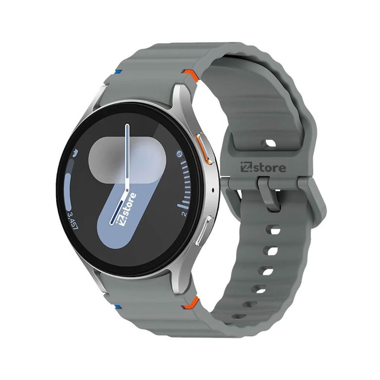 Correa Silicona Para Samsung Galaxy Watch 7 Liner Gris