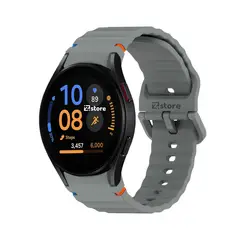 GENERICO - Correa Silicona Para Samsung Galaxy Watch FE Liner Gris