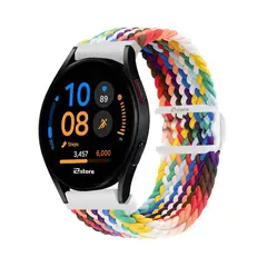 GENERICO - Correa de Nylon Para Samsung Galaxy Watch FE con Broche Multicolor